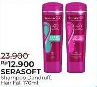 Promo Harga SERASOFT Shampoo Dandruff, Hair Fall Treatment 170 ml - Alfamart