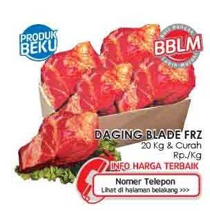 Promo Harga Daging Blade per 20 kg - LotteMart