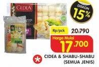 Promo Harga CIDEA & SHABU Steamboat All Variants  - Superindo