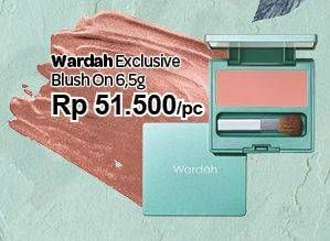 Promo Harga WARDAH Exclusive Blush On 6 gr - Carrefour