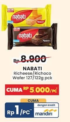 Promo Harga Nabati Wafer Richoco, Richeese 127 gr - Indomaret