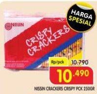 Promo Harga Nissin Crispy Crackers 250 gr - Superindo