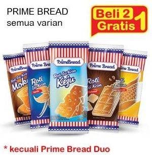 Promo Harga PRIME BREAD Roti Isi Krim All Variants  - Indomaret