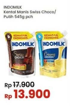 Promo Harga Indomilk Susu Kental Manis Plain, Cokelat 545 gr - Indomaret