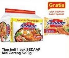 Promo Harga SEDAAP Mie Goreng Original per 5 pcs 90 gr - Indomaret