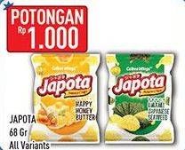 Promo Harga JAPOTA Potato Chips All Variants 68 gr - Hypermart