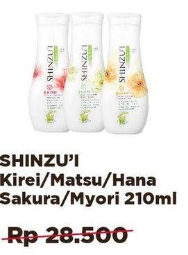 Promo Harga SHINZUI Body Lotion Kirei, Matsu, Hana, Sakura, Myori 210 ml - Alfamidi