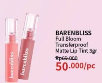 Promo Harga Barenbliss Full Bloom Transferproof Matte Tint 3 gr - Guardian
