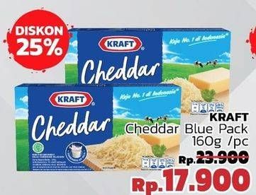 Promo Harga KRAFT Cheese Cheddar 160 gr - LotteMart