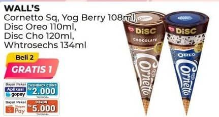 Promo Harga Walls Cornetto 108 ml - Alfamart