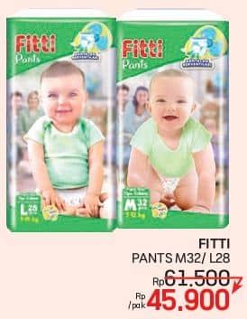 Promo Harga Fitti Pants L28, M32 28 pcs - Lotte Grosir