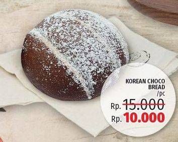 Promo Harga Korean Choco Bread  - LotteMart