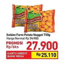 Promo Harga GOLDEN FARM Potato Nugget 750 gr - Carrefour