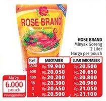 Promo Harga ROSE BRAND Minyak Goreng 2 ltr - Lotte Grosir