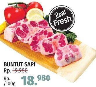 Promo Harga Oxtail Sapi per 100 gr - LotteMart