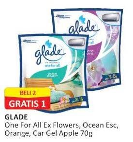Promo Harga GLADE One For All/Gel  - Alfamart