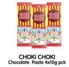 Promo Harga CHOKI-CHOKI Coklat per 4 pcs 10 gr - Indomaret