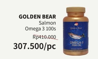 Promo Harga Golden Bear Salmon Omega 1000mg 100 pcs - Guardian