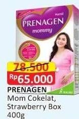 Promo Harga PRENAGEN Mommy Lovely Strawberry, Velvety Chocolate 400 gr - Alfamart