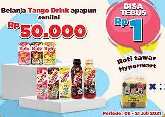 Promo Harga TANGO Drink  - Hypermart