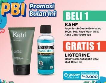 Promo Harga Kahf Face Wash Gentle Exfoliating, Oil And Acne Care 100 ml - Indomaret