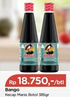 Promo Harga Bango Kecap Manis 385 ml - TIP TOP