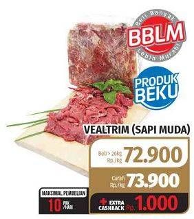 Promo Harga Sapi Veal Trim  - Lotte Grosir