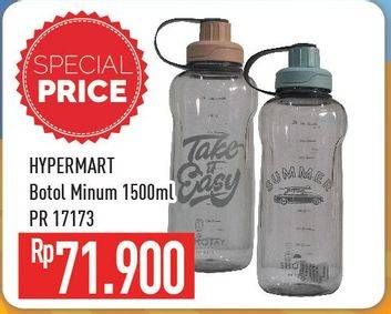 Promo Harga HYPERMART Water Bottle PR17173 1500 ml - Hypermart