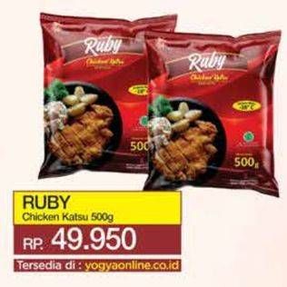 Promo Harga Ruby Chicken Katsu 500 gr - Yogya