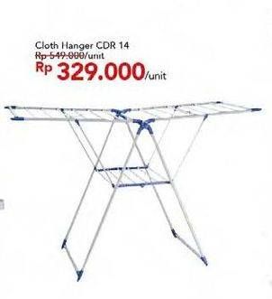 Promo Harga Clothing Hanger Rack  - Carrefour