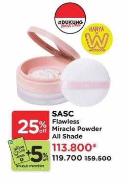 Promo Harga Sasc Flawless Miracle Powder  - Watsons