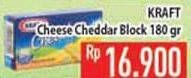 Promo Harga KRAFT Cheese Cheddar 165 gr - Hypermart