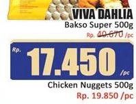 Promo Harga VIVA DAHLIA Chicken Nugget 500 gr - Hari Hari