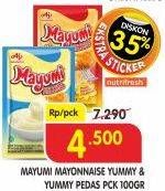 Promo Harga MAYUMI Mayonnaise Pedas, Original 100 gr - Superindo