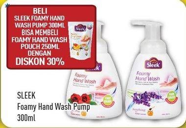 Promo Harga SLEEK Foamy Hand Wash 300 ml - Hypermart