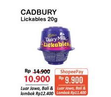Promo Harga CADBURY Lickables 20 gr - Alfamart