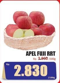 Promo Harga Apel Fuji RRT per 100 gr - Hari Hari