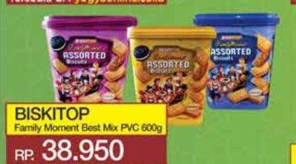 Promo Harga Biskitop Family Moment Assorted Biscuits 600 gr - Yogya