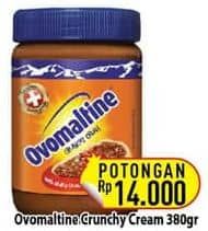 Promo Harga Ovomaltine Selai Crunchy Cream 380 gr - Hypermart