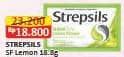 Promo Harga Strepsils Candy Sugar Free Lemon 20 gr - Alfamart