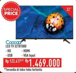 Promo Harga COOCAA 32TB1000 | LED TV 32"  - Hypermart
