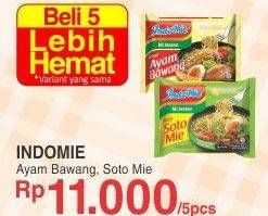 Promo Harga INDOMIE Mi Kuah Ayam Bawang, Soto Mie 69 gr - Yogya