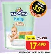 Promo Harga Kodomo Baby Top To Toe Wash 450 ml - Superindo