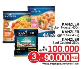 Promo Harga Kanzler Chicken Nugget + Cocktail  - LotteMart