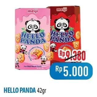 Promo Harga Meiji Hello Panda Biscuit 42 gr - Hypermart