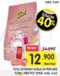 Promo Harga Total Detergent Powder de Perfumee 750 gr - Superindo