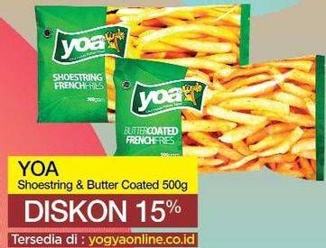 Promo Harga YOA Shoestring / Butter Coated 500 gr - Yogya