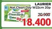 Promo Harga Laurier Natural Clean Wing 22cm 20 pcs - Alfamidi