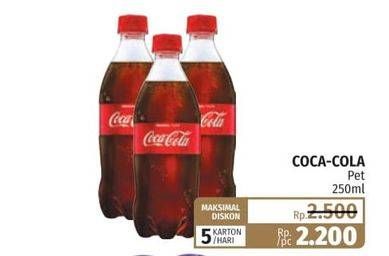 Promo Harga COCA COLA Minuman Soda 250 ml - Lotte Grosir
