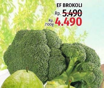 Promo Harga Brokoli EF per 100 gr - LotteMart